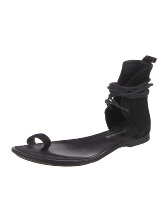 Ann Demeulemeester Suede Sandals