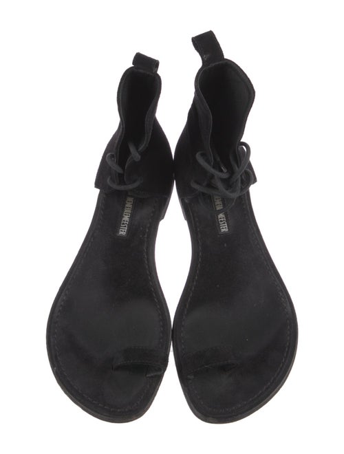 Ann Demeulemeester Suede Sandals