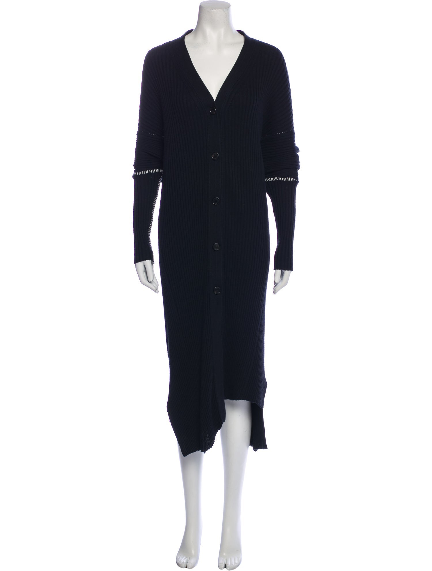 Ann Demeulemeester V-Neck Knee-Length Dress