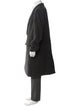 Ann Demeulemeester Wool Houndstooth Print Overcoat