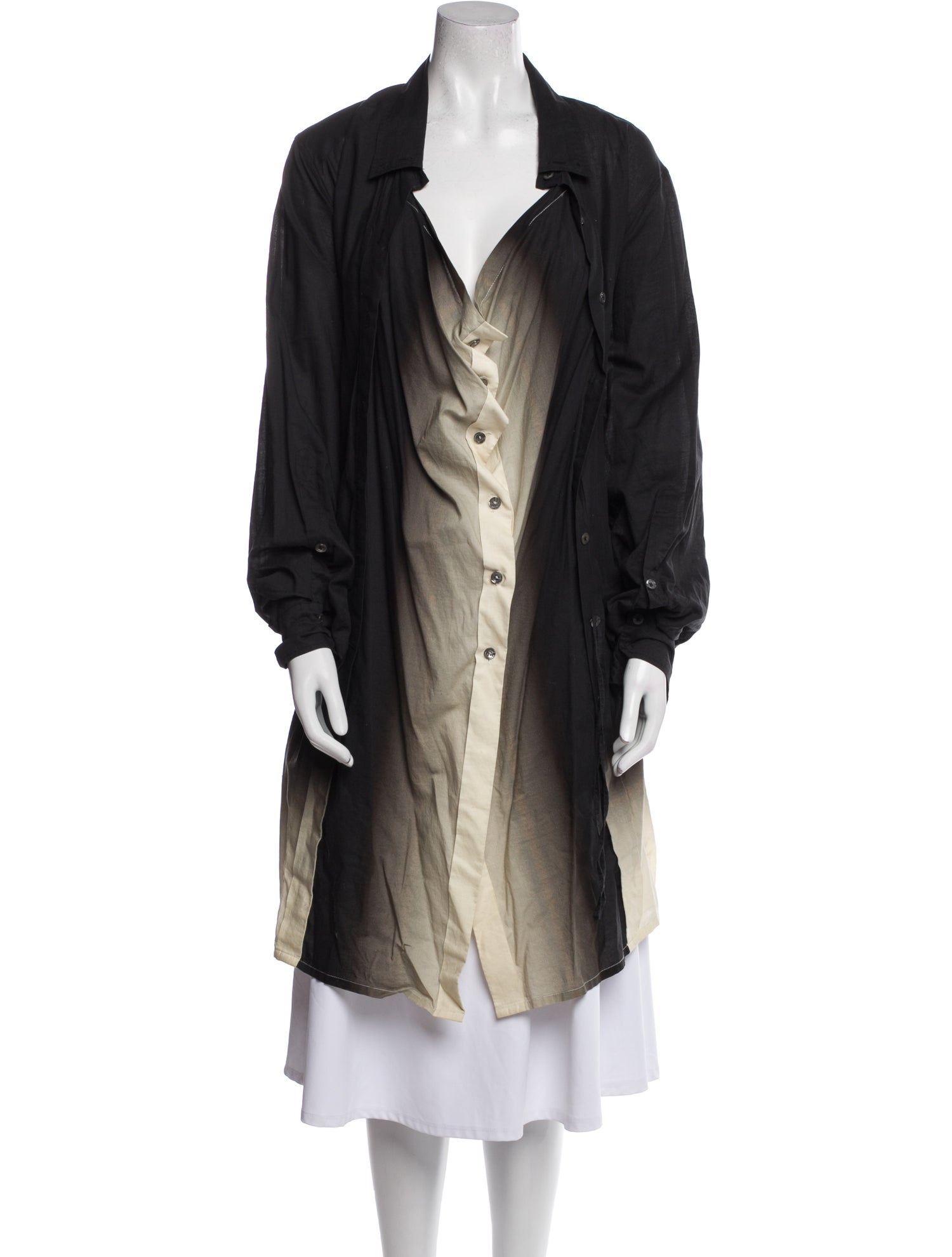 Ann Demeulemeester V-Neck Long Sleeve Tunic