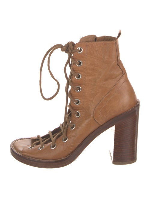 Ann Demeulemeester Leather Lace-Up Boots