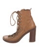 Ann Demeulemeester Leather Lace-Up Boots