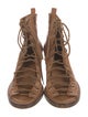 Ann Demeulemeester Leather Lace-Up Boots