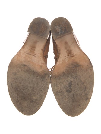 Ann Demeulemeester Leather Lace-Up Boots