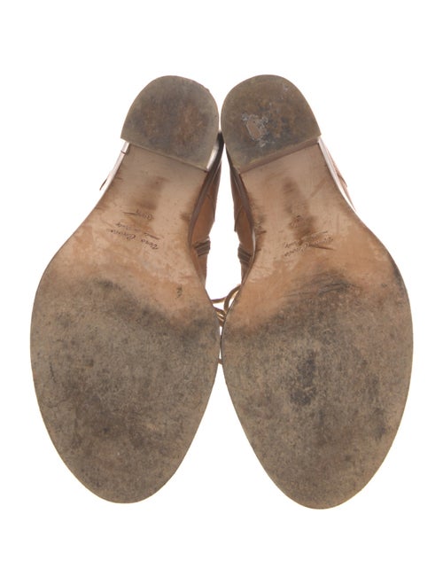 Ann Demeulemeester Leather Lace-Up Boots