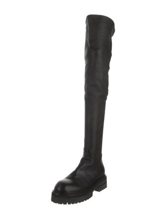 Ann Demeulemeester Leather Sock Boots