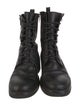 Ann Demeulemeester Leather Combat Boots