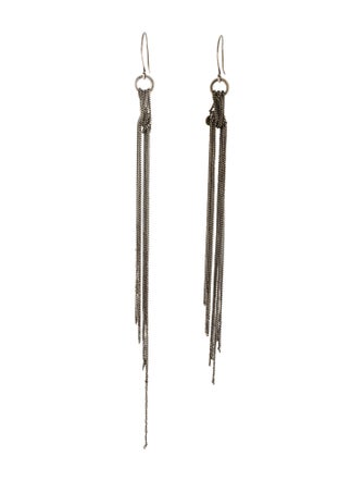 Ann Demeulemeester Wivi Knottassel Drop Earrings