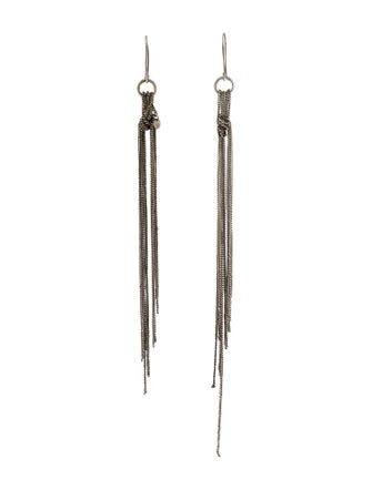 Ann Demeulemeester Wivi Knottassel Drop Earrings