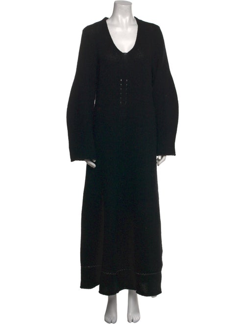 Ann Demeulemeester Merino Wool Long Dress