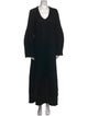 Ann Demeulemeester Merino Wool Long Dress
