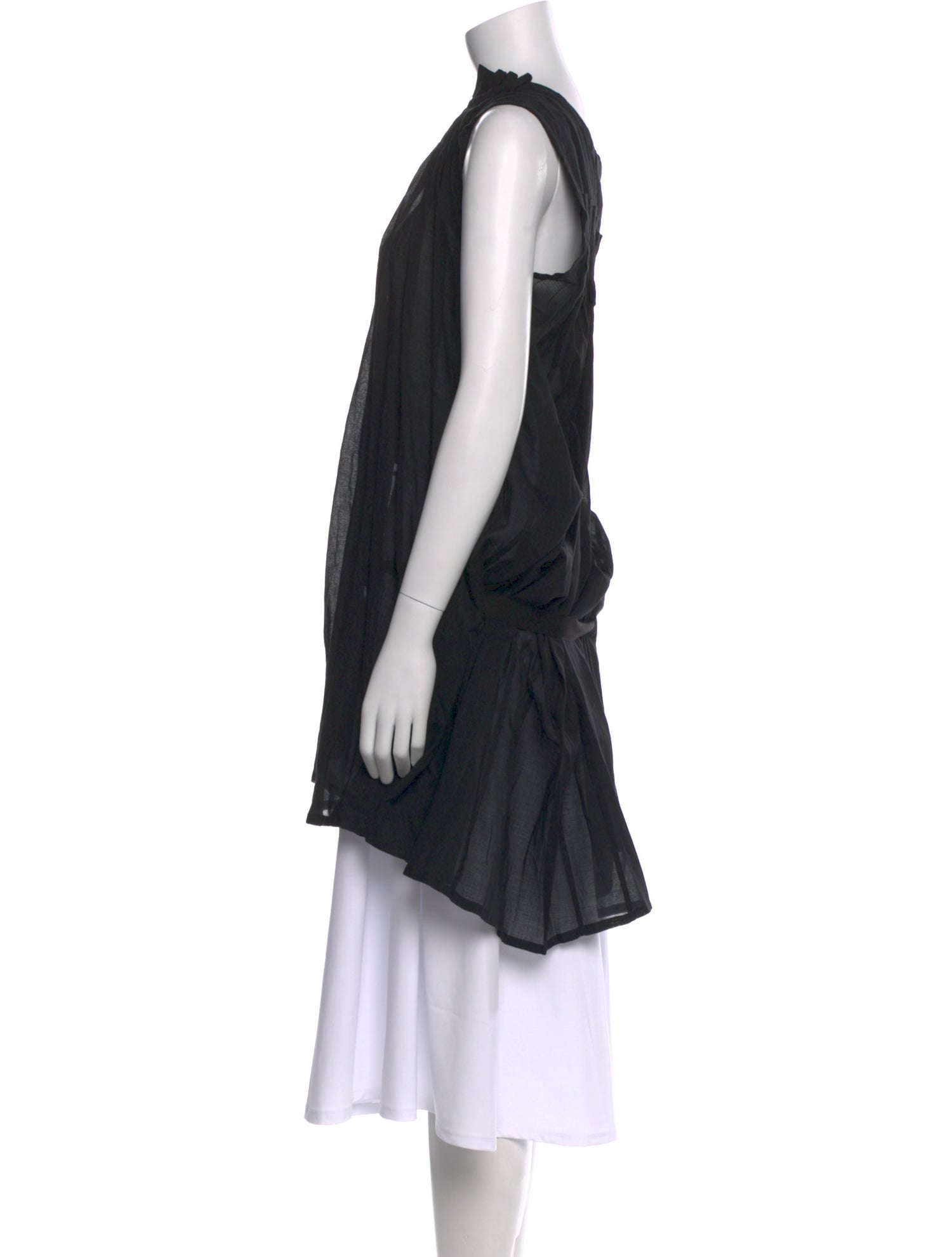 Ann Demeulemeester Crew Neck Sleeveless Tunic