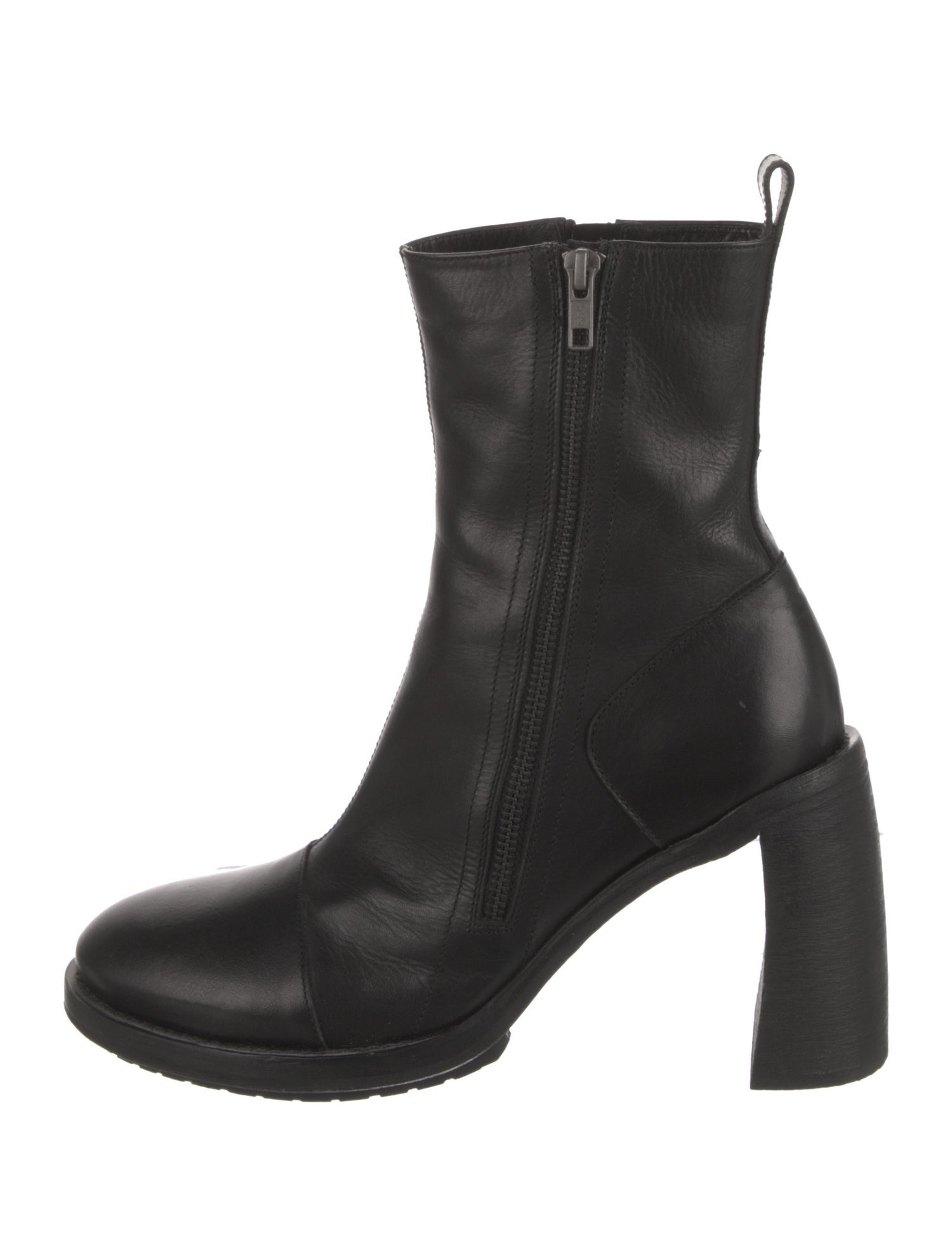 Ann Demeulemeester Leather Sock Boots
