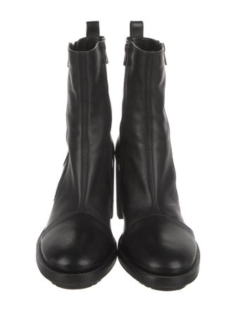 Ann Demeulemeester Leather Sock Boots