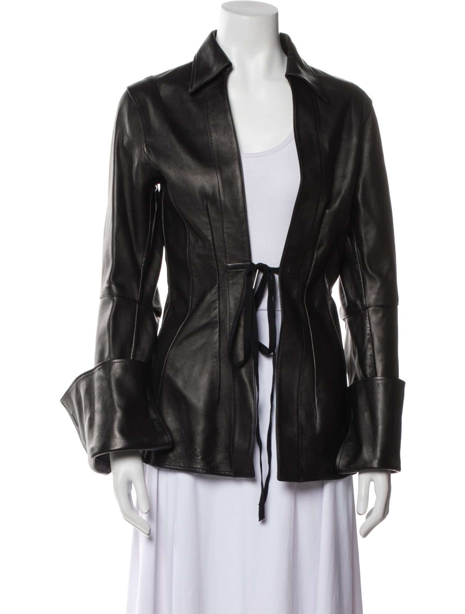 Ann Demeulemeester Vintage Leather Coat