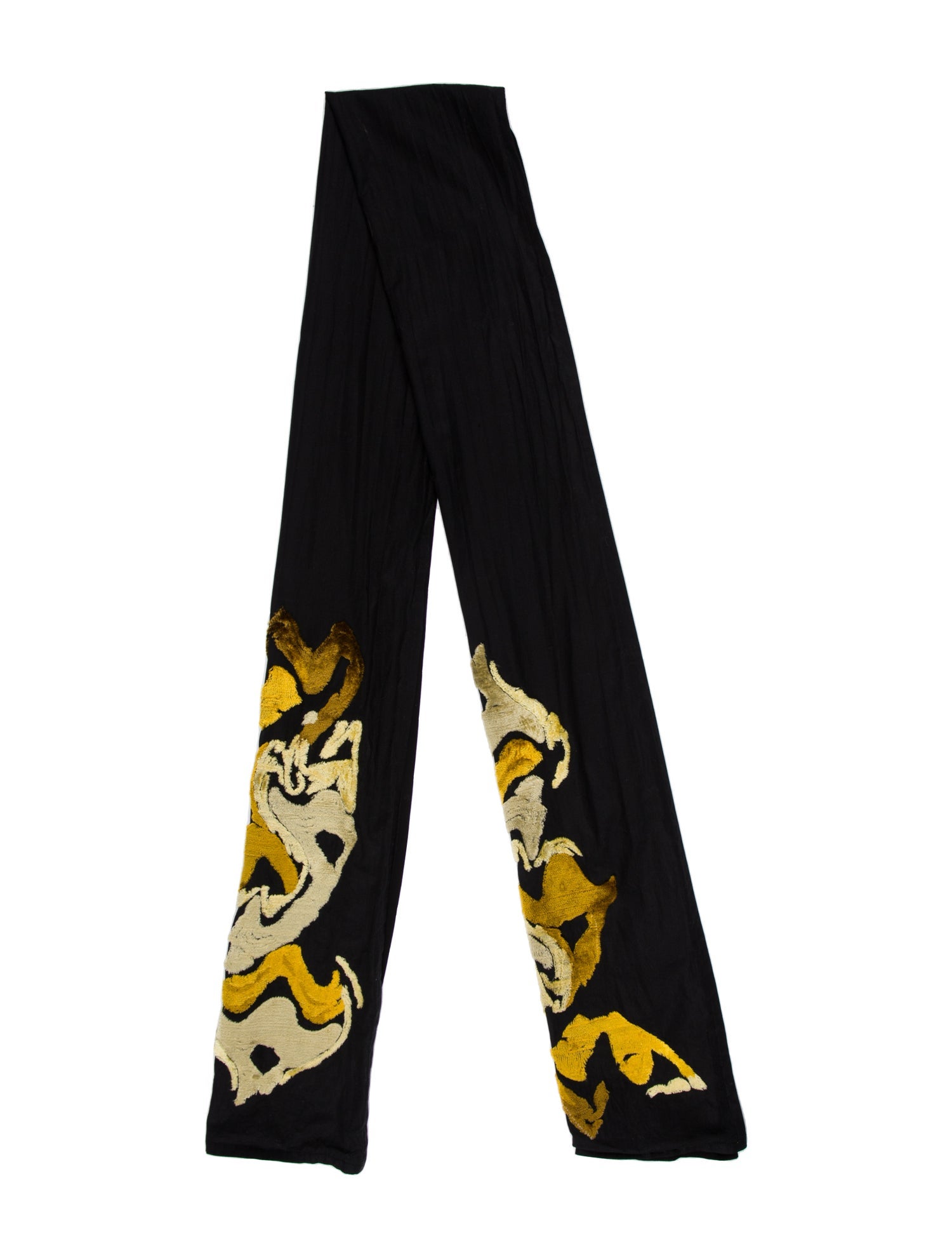 Ann Demeulemeester Graphic Print Scarf