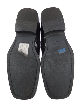 Ann Demeulemeester Patent Leather Combat Boots