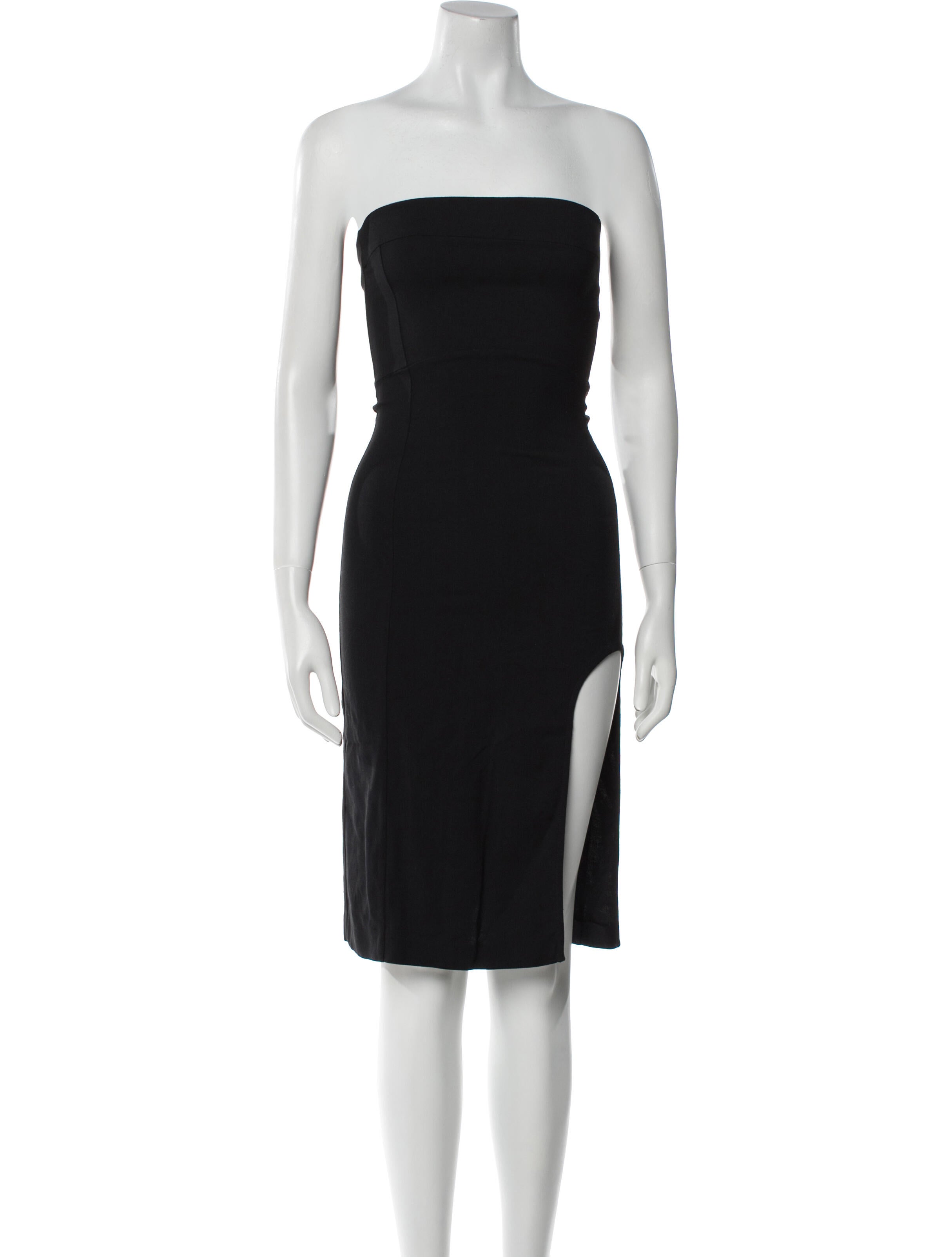 Ann Demeulemeester Strapless Mini Dress