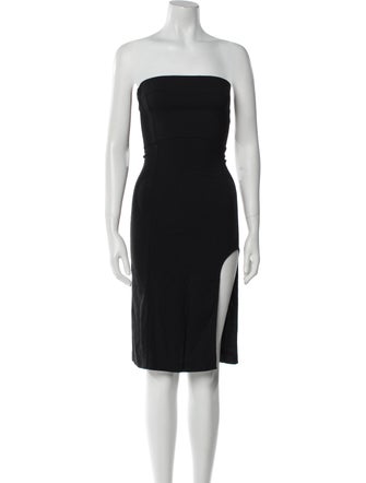 Ann Demeulemeester Strapless Mini Dress
