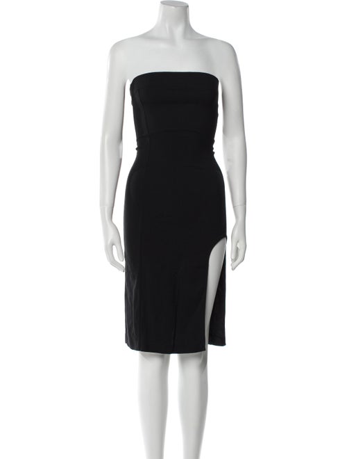 Ann Demeulemeester Strapless Mini Dress