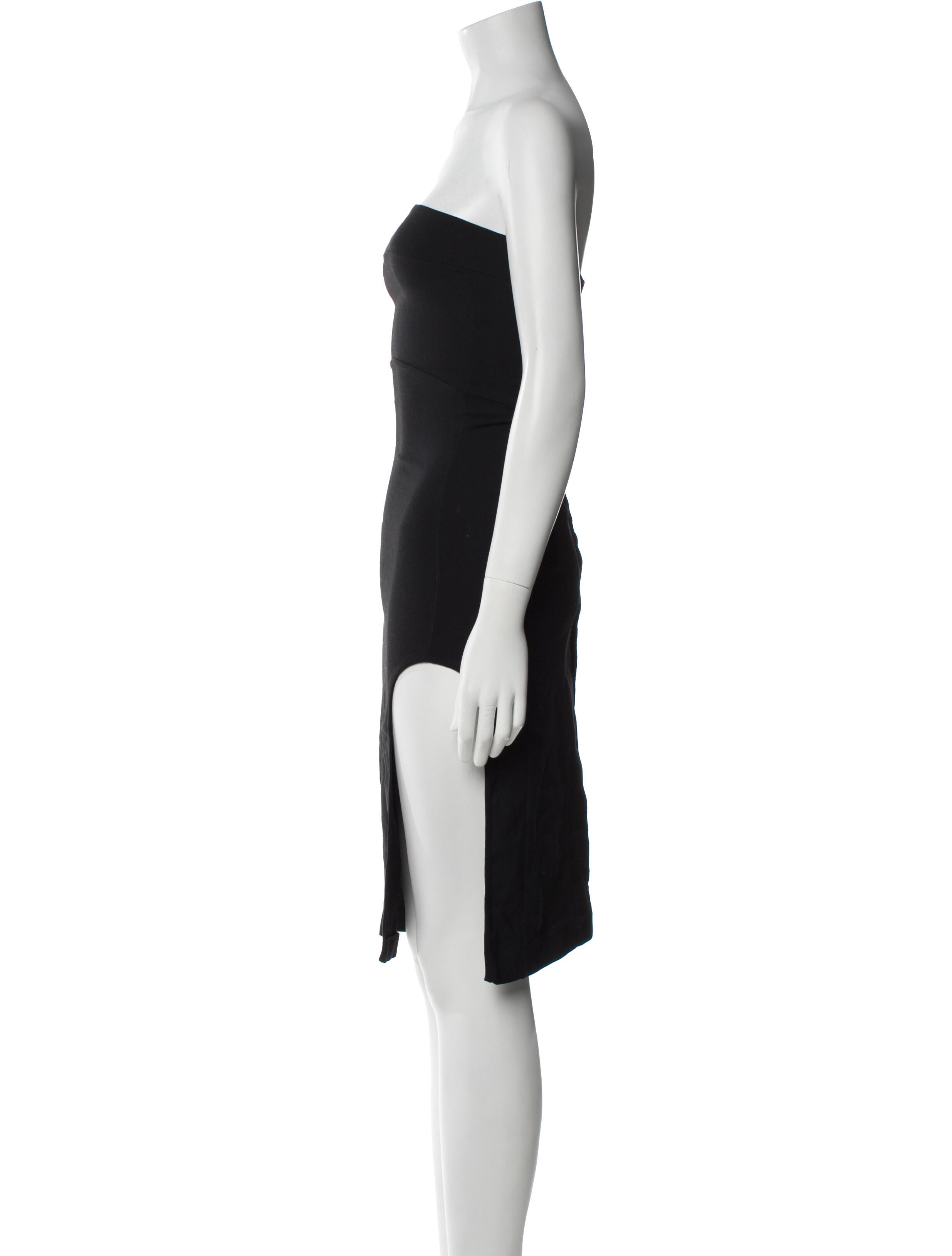 Ann Demeulemeester Strapless Mini Dress