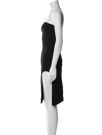 Ann Demeulemeester Strapless Mini Dress