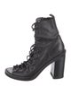 Ann Demeulemeester Leather Combat Boots