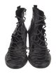 Ann Demeulemeester Leather Combat Boots