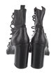 Ann Demeulemeester Leather Combat Boots