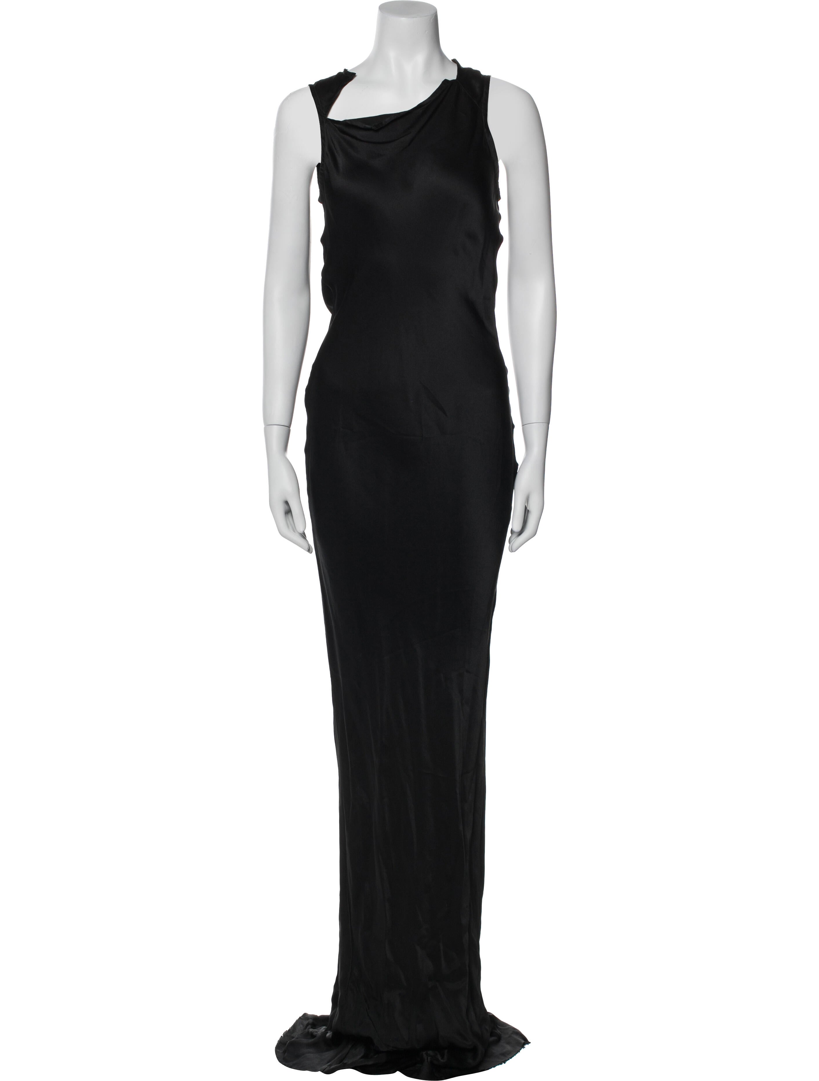 Ann Demeulemeester Silk Long Dress