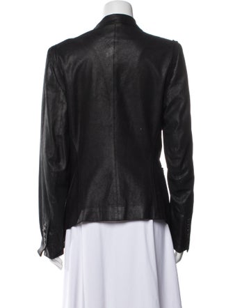 Ann Demeulemeester Leather Blazer