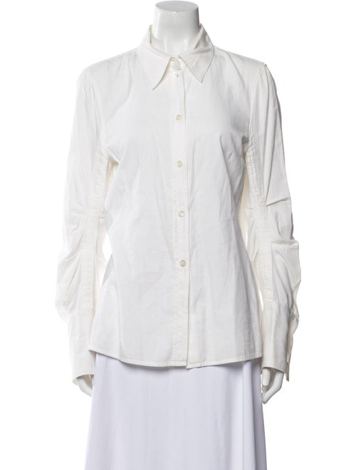 Ann Demeulemeester Long Sleeve Button-Up Top