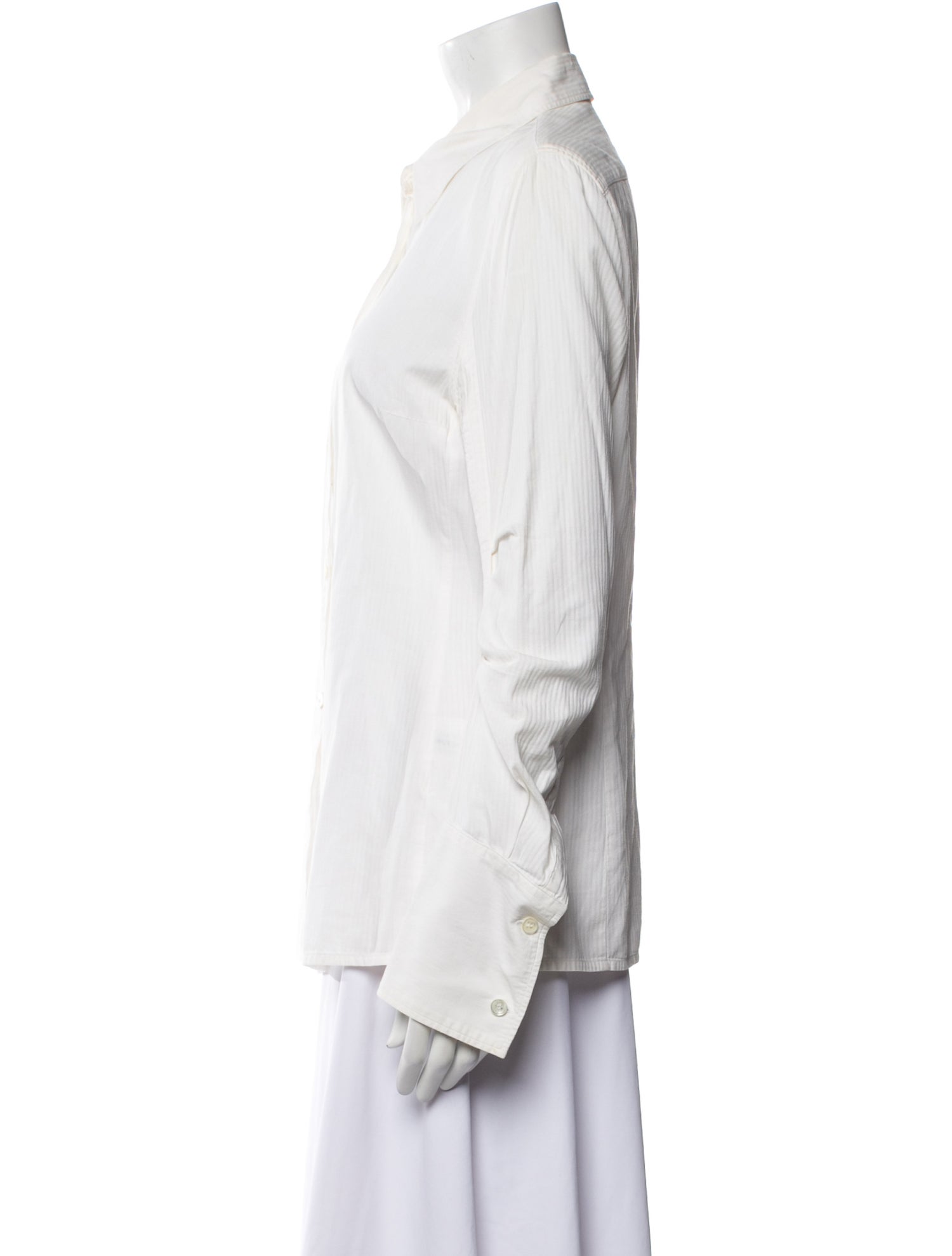 Ann Demeulemeester Long Sleeve Button-Up Top