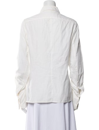 Ann Demeulemeester Long Sleeve Button-Up Top