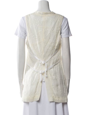 Ann Demeulemeester Silk Striped Jacket