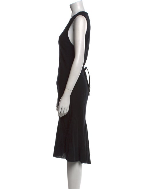 Ann Demeulemeester Virgin Wool Midi Length Dress