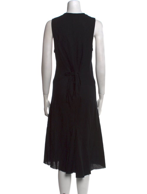 Ann Demeulemeester Virgin Wool Midi Length Dress