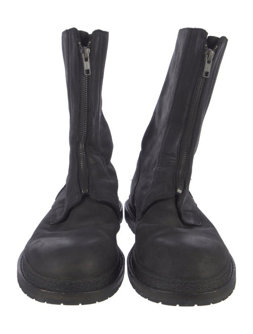 Ann Demeulemeester Leather Combat Boots