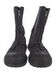Ann Demeulemeester Leather Combat Boots