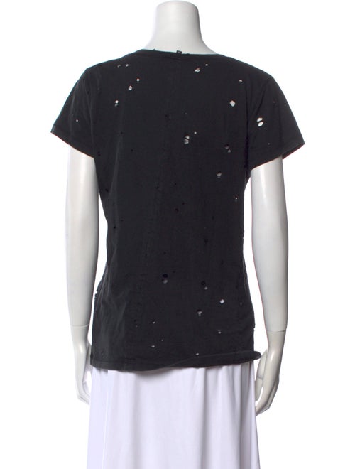 Ann Demeulemeester V-Neck Short Sleeve T-Shirt