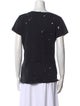 Ann Demeulemeester V-Neck Short Sleeve T-Shirt