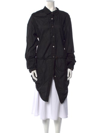 Ann Demeulemeester Mock Neck Long Sleeve Tunic