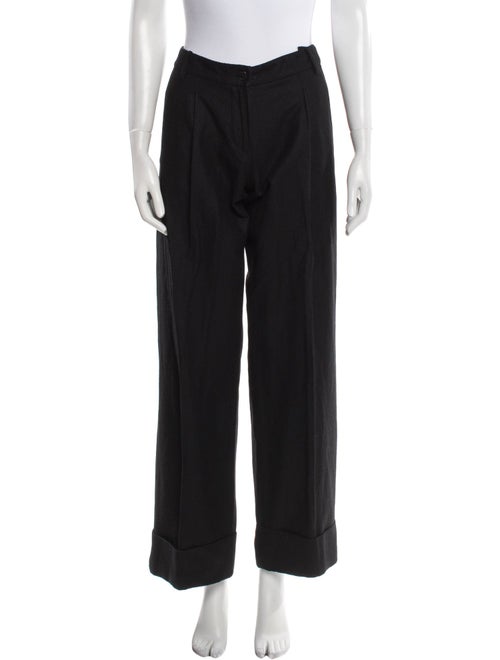 Ann Demeulemeester Virgin Wool Wide Leg Pants