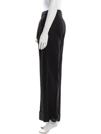 Ann Demeulemeester Virgin Wool Wide Leg Pants