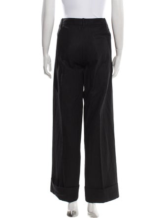 Ann Demeulemeester Virgin Wool Wide Leg Pants