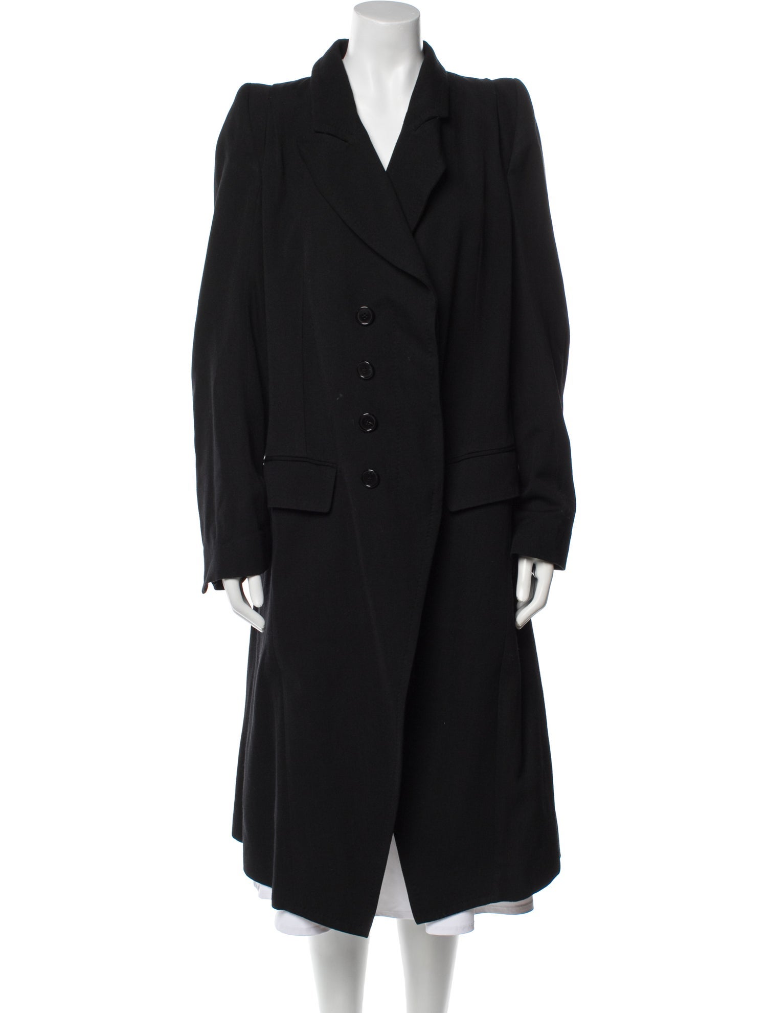 Ann Demeulemeester Virgin Wool Trench Coat