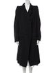 Ann Demeulemeester Virgin Wool Trench Coat