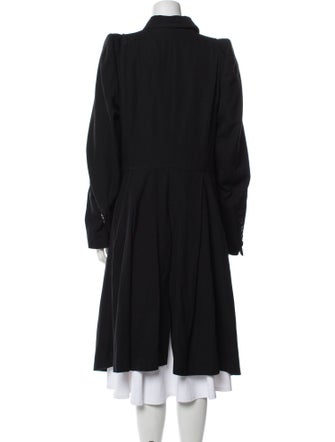 Ann Demeulemeester Virgin Wool Trench Coat