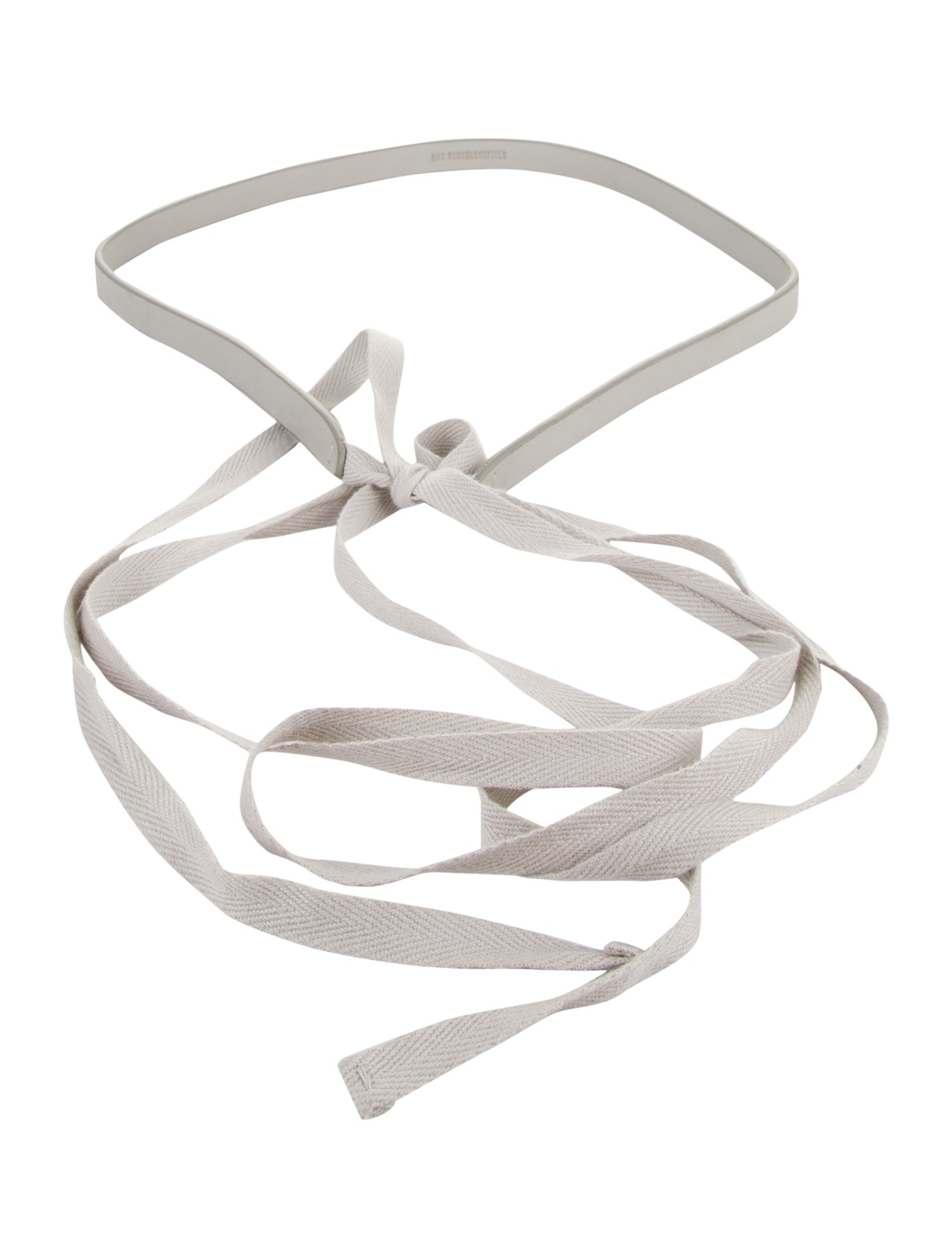 Ann Demeulemeester Skinny Leather Waist Belt